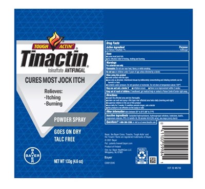 Pdp (Tinactin Jock Itch Powder Spray 133g Talc Free)